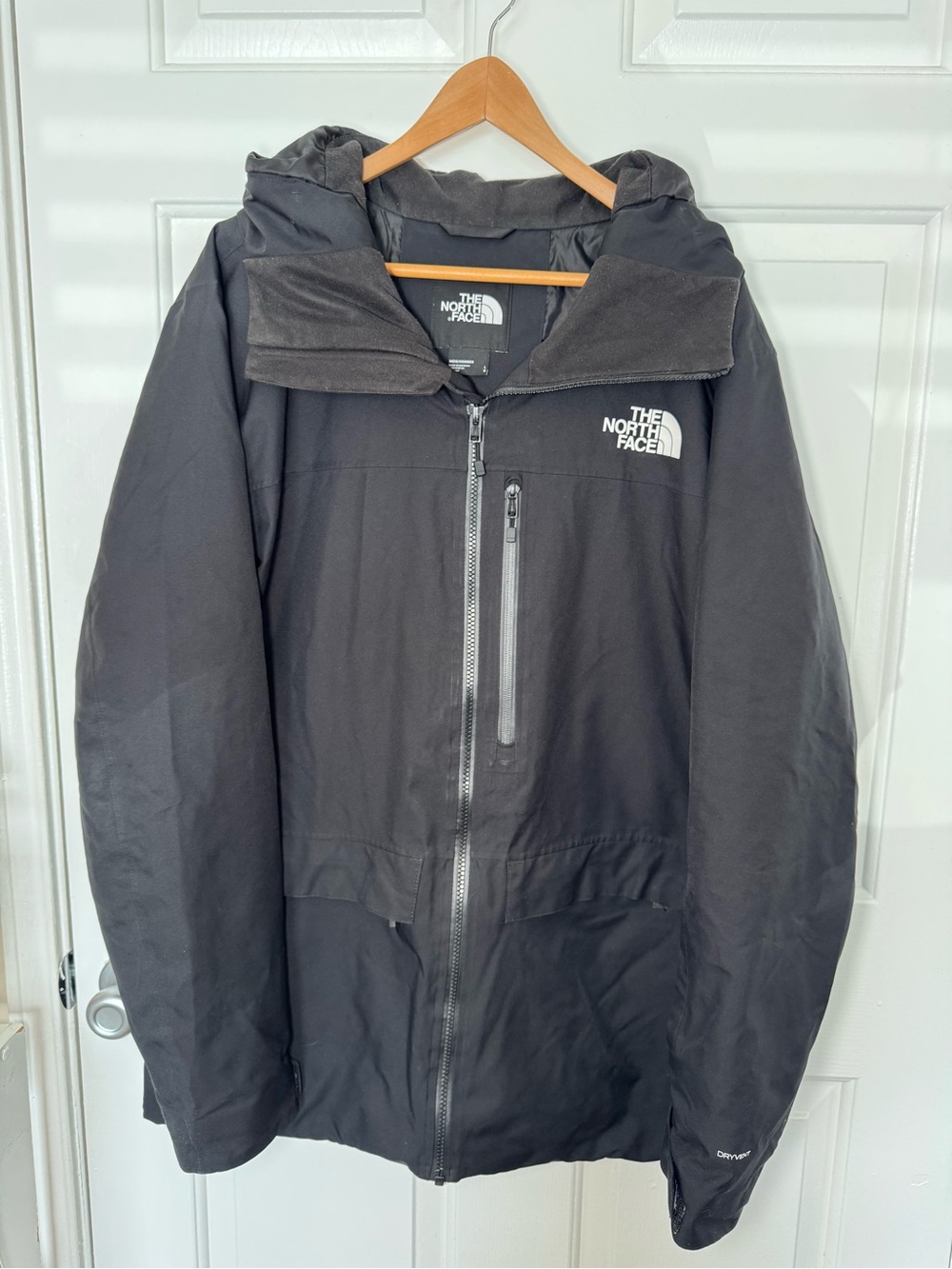 The North Face Men’s Sickline Ski Jacket Black Size Large DryVent